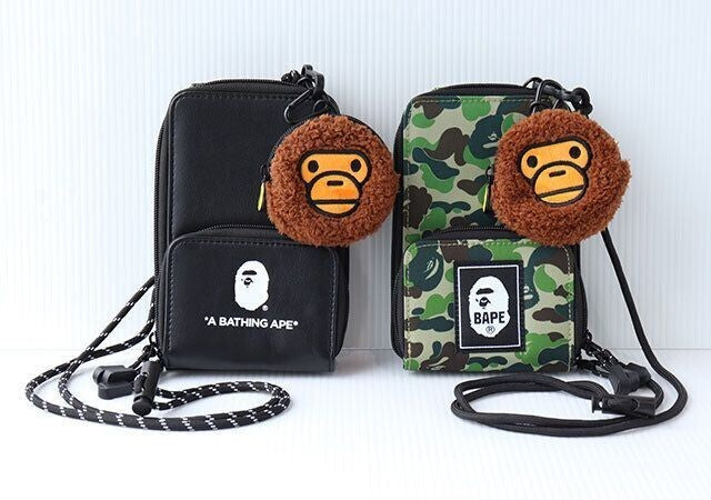 SET SALE BAPE Smart Phone Holder shoulder bag bathing ape 2023 Japan New KIDS