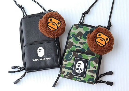 SET SALE BAPE Smart Phone Holder shoulder bag bathing ape 2023 Japan New KIDS