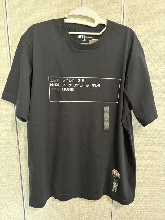 UNIQLO METAL GEAR SOLID ARCHIVE GRAPHIC UT T-SHIRT in Hand Black Bsp