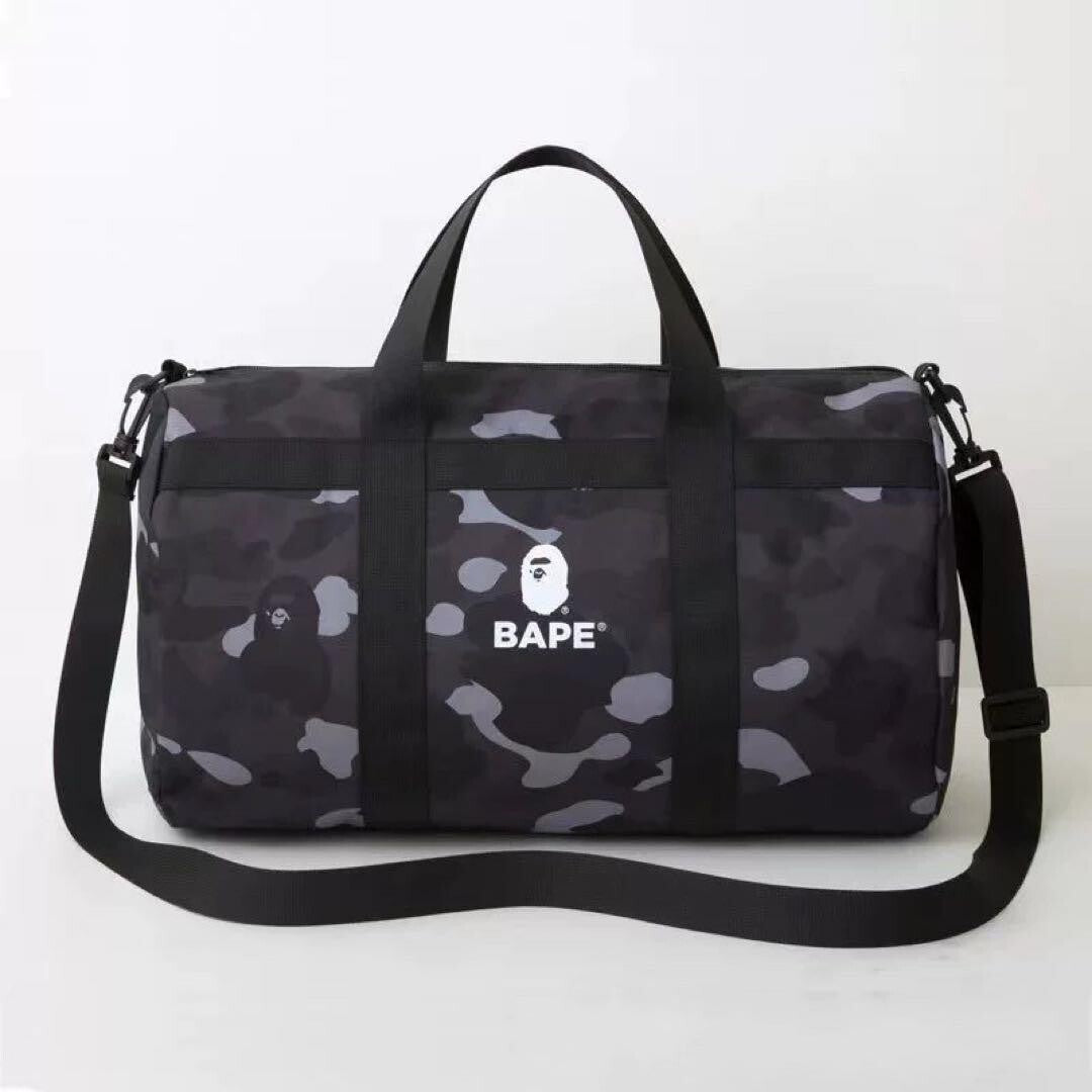 NEW BAPE A Bathing Ape Duffle Bag Camo Black 2022 Spring Magazine Free Gift