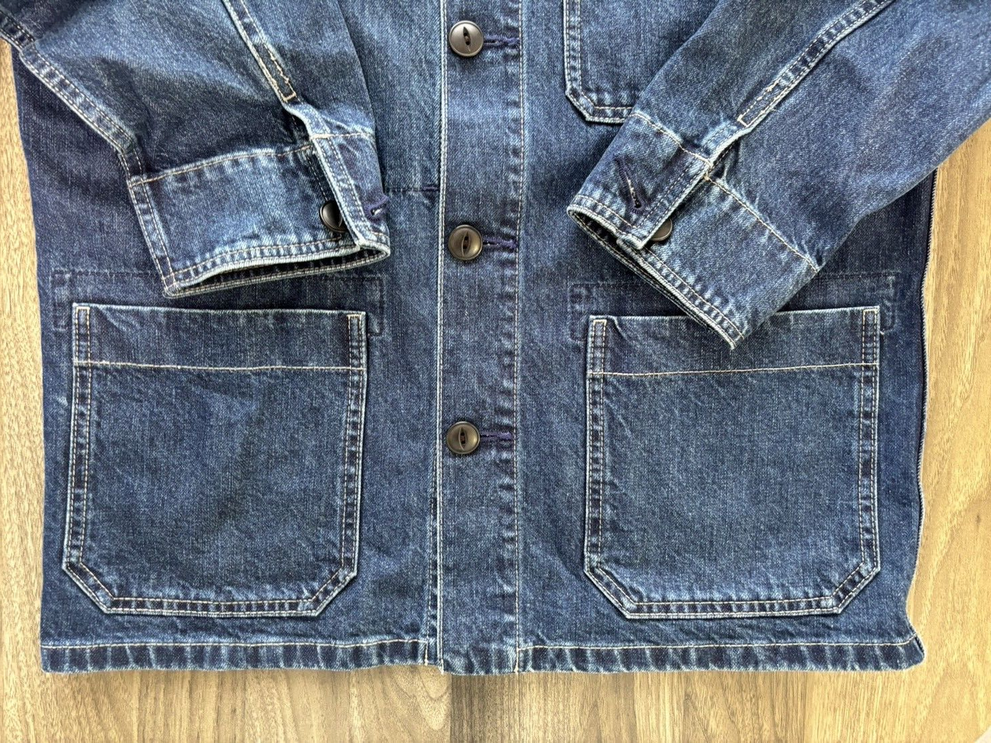 size S,XL　UNIQLO Utility Jacket (Denim) Blue Unisex Japan Large pocket  Used