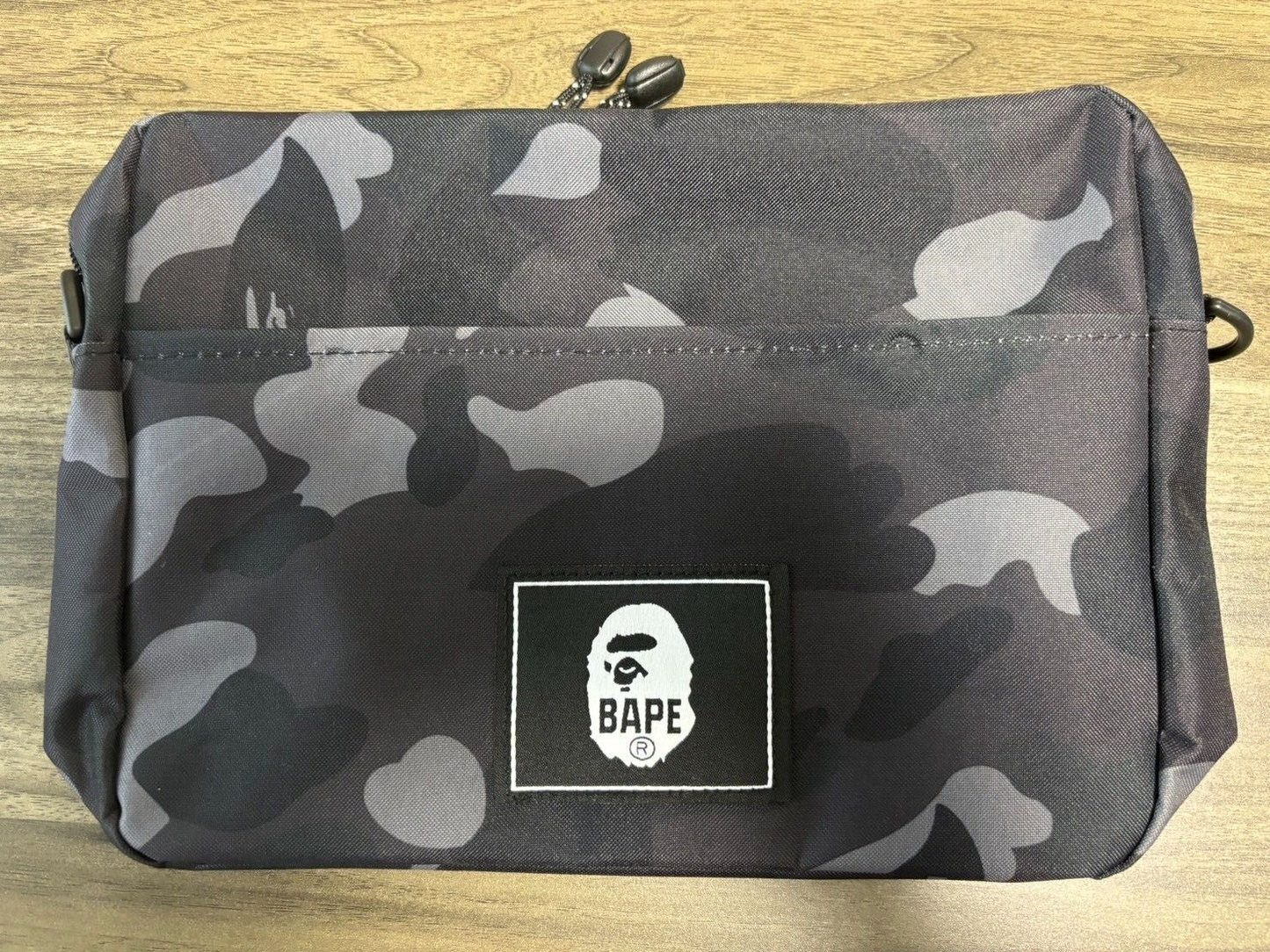 BAPE KIDS A Bathing Ape Camo Black Shoulder Bag MILO Pouch 2022 AW Mag Free Gift