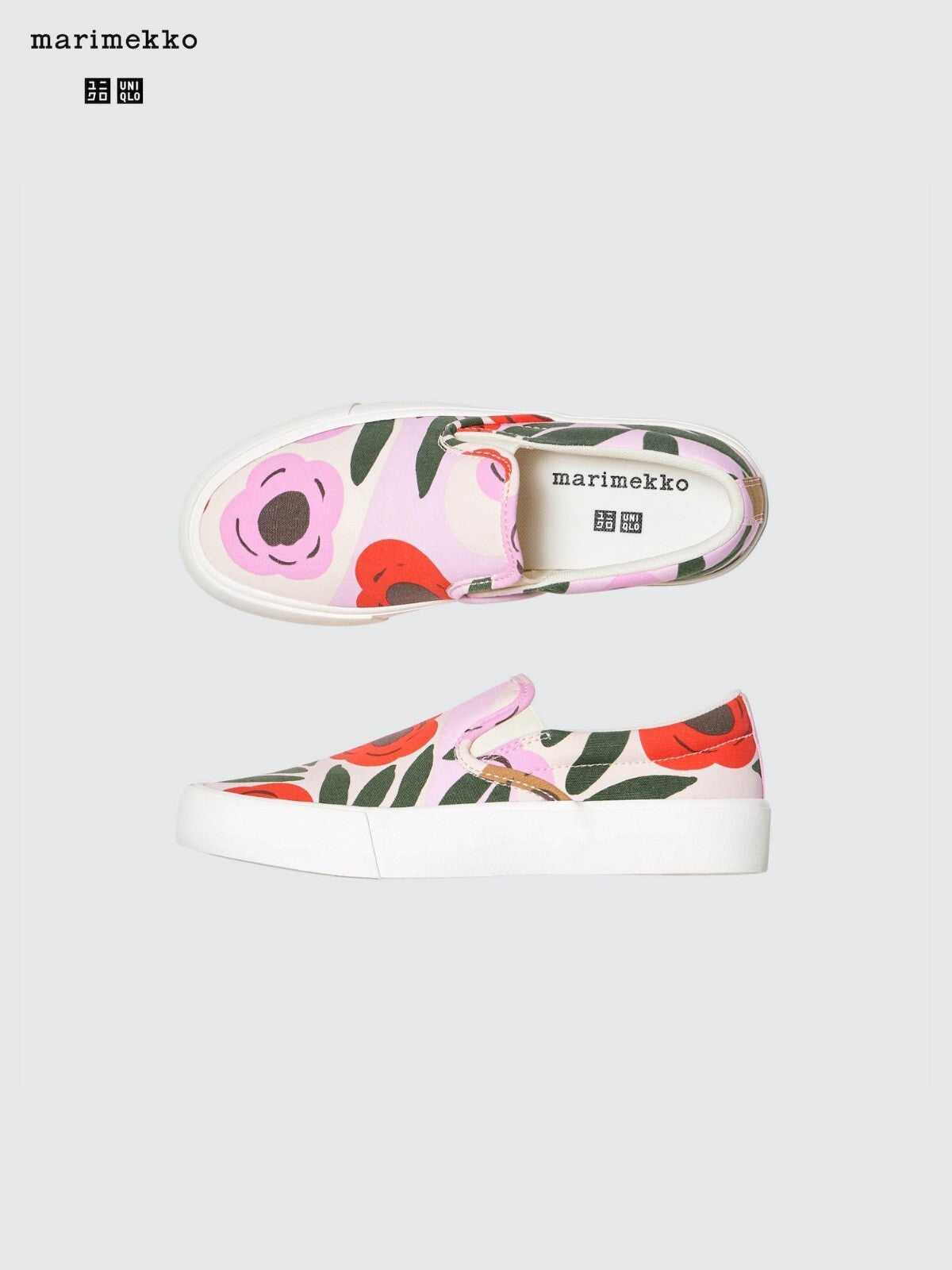 Bargain Price UNIQLO  Marimekko Women's Canvas Slip-On Shoes Cotton New