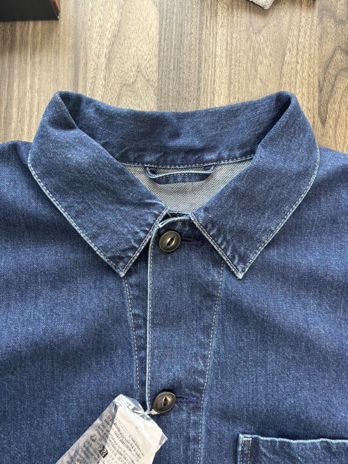 S,M,XL　UNIQLO Utility Jacket (Denim) Blue Unisex Japan Large pocket NEW