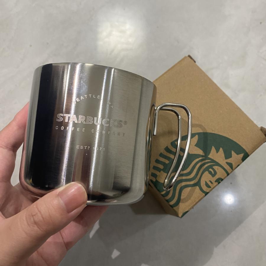 Bargain Price STARBUCKS 355ml 12oz mug cup stainless steel double structure