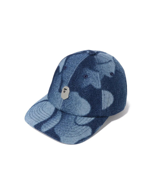 A BATHING APE Men's RAINBOW JACQUARD METAL APE HEAD ONE POINT LOGO PIN CAP