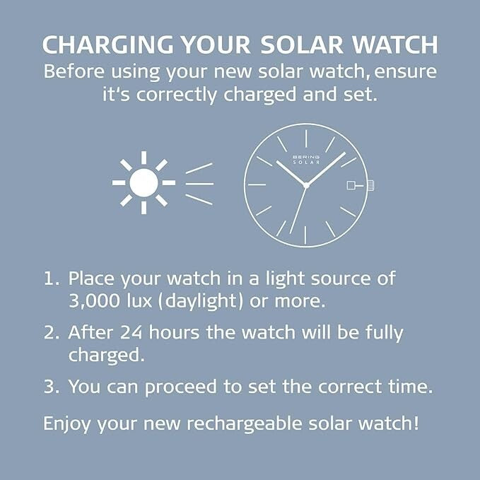 Bering Solar Watch Classic 14440-227 Mens Watch Black Blue 40 mm　japan