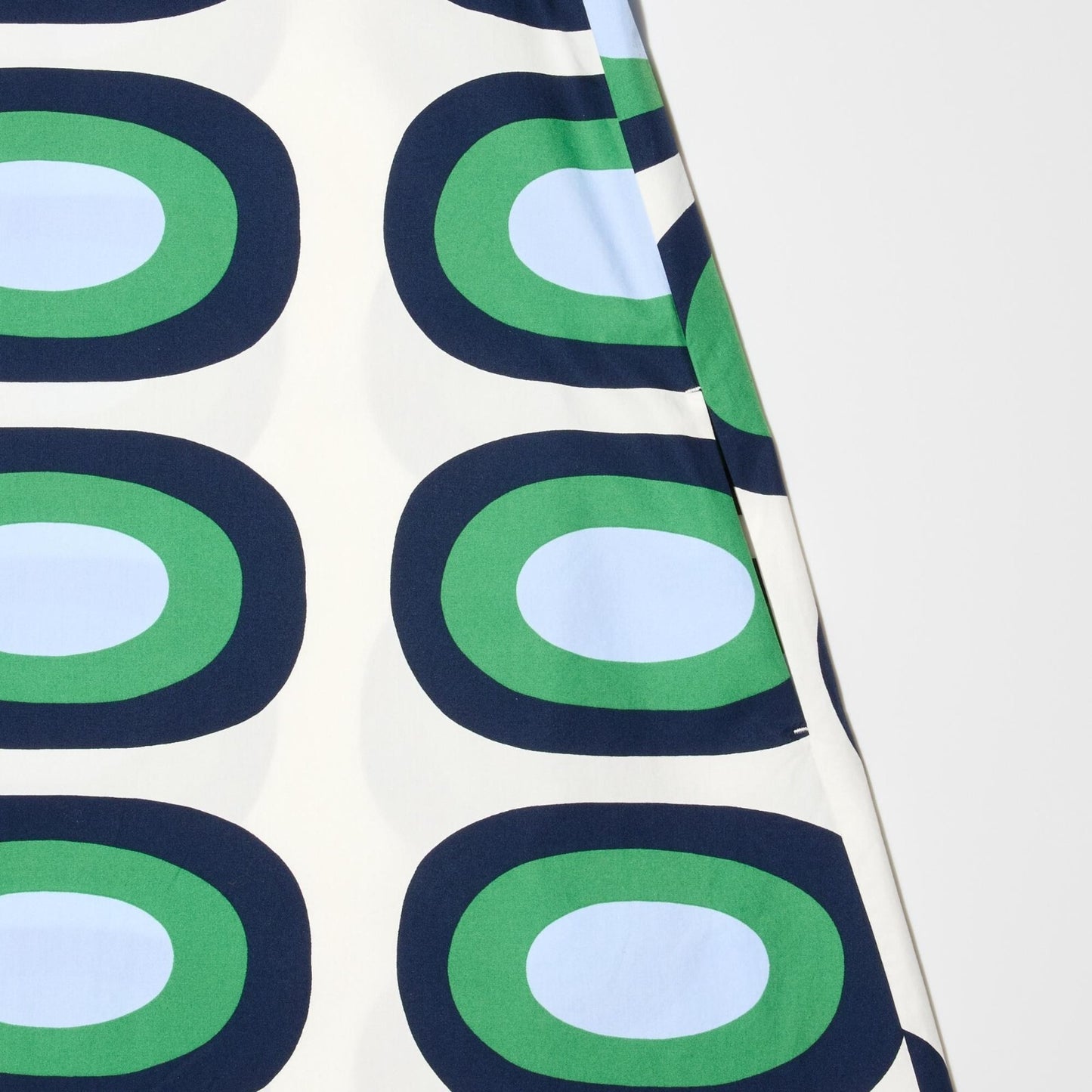 Bargain Price UNIQLO x Marimekko V-Neck Flared Dress cotton pockets  Japan