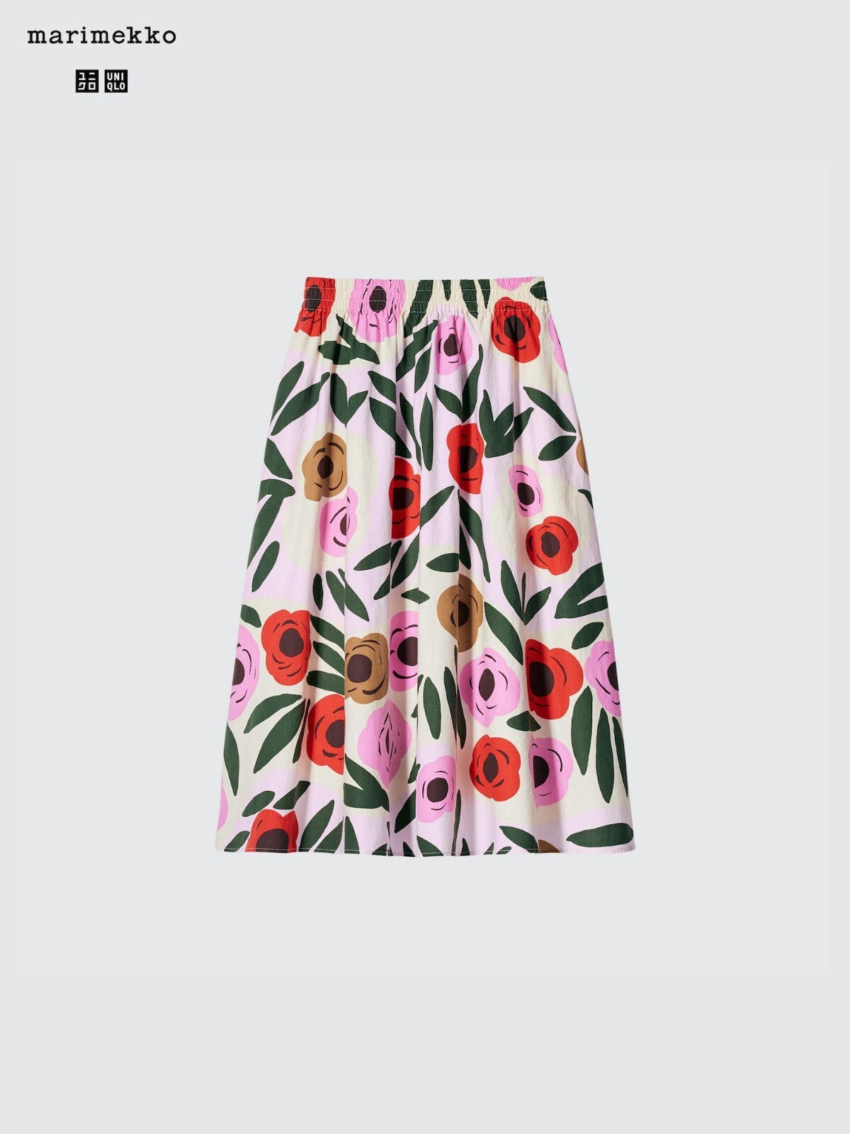 Bargain Price UNIQLO marimekko linen-blend skirt WOMEN New Japan