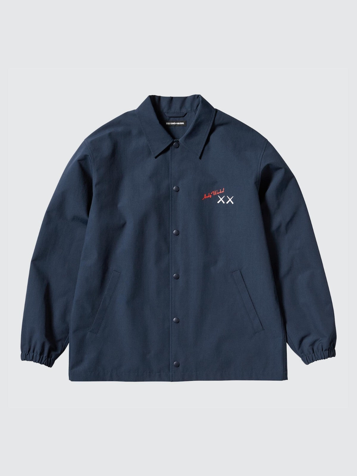 NEW  UNIQLO KAWS & WARHOL COLLECTION Coach Jacket Black Navy XS- XL JAPAN