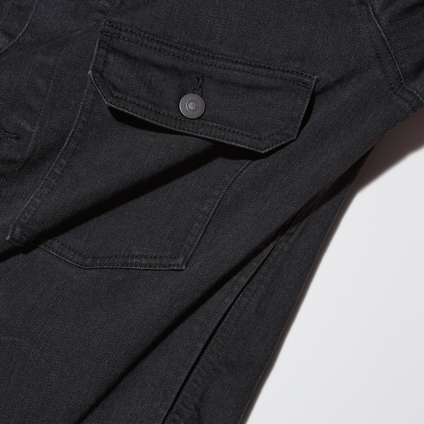UNIQLO denim jacket 2024 new release stretch Unisex New Japan Large pocket