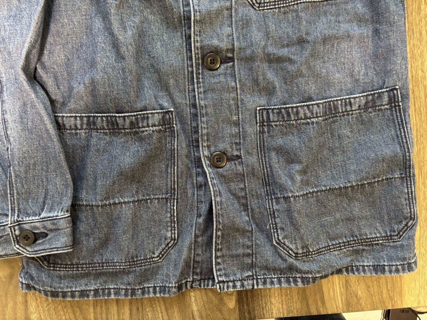 【Size S】UNIQLO Utility Denim Jacket Cotton Linen 457212 Please inquire for size