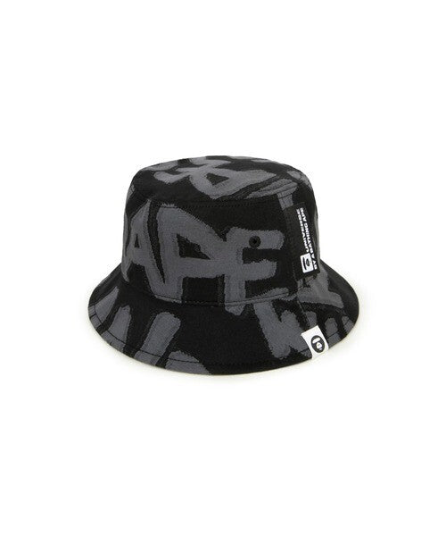 【SIze：M,L】AAPE BY A BATHING APE Bucket Hat 2024 Jacquard Woven AAPE Logo