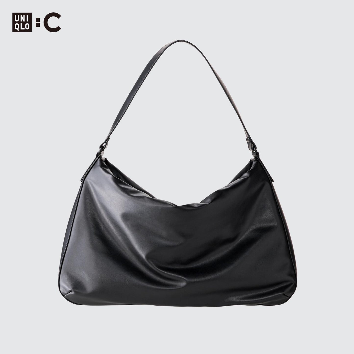 bargain price Uniqlo C Faux Leather Puffy Bag Japan Authentic 468834