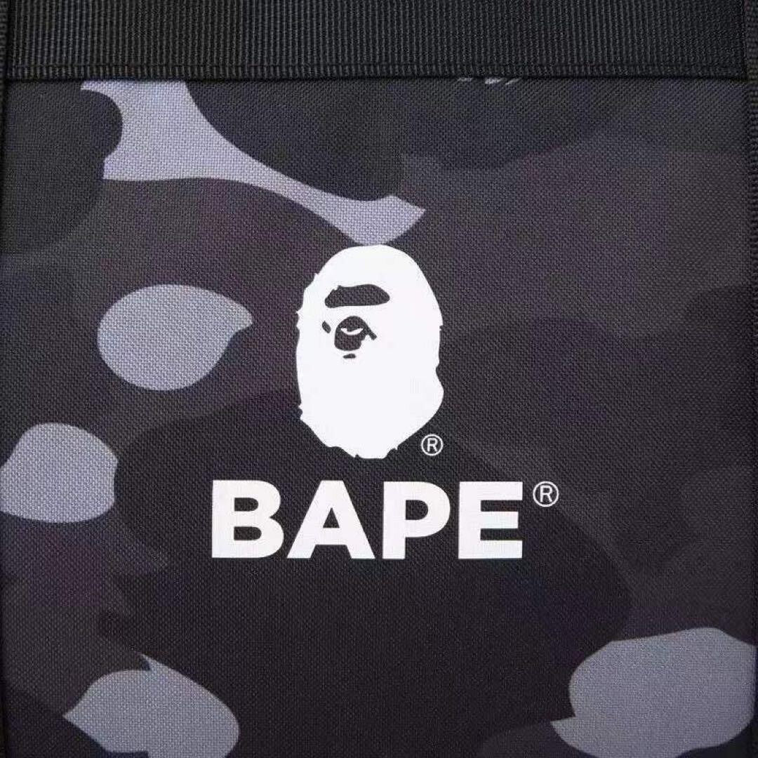 NEW BAPE A Bathing Ape Duffle Bag Camo Black 2022 Spring Magazine Free Gift