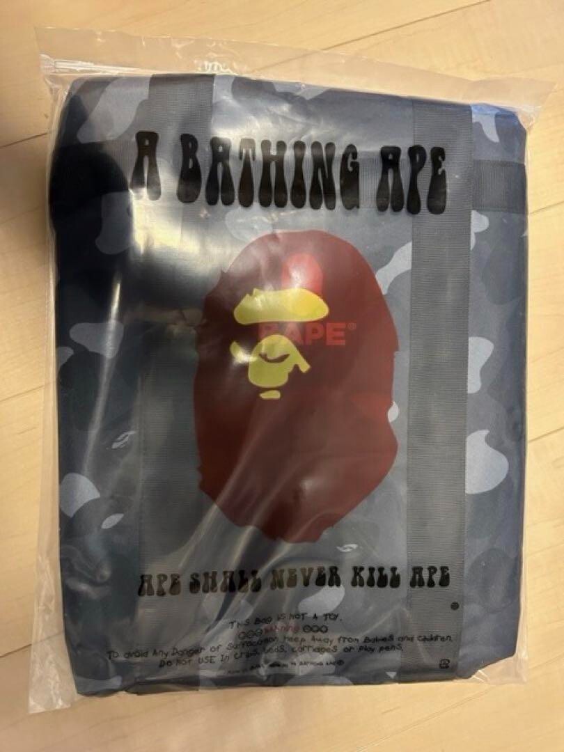 NEW BAPE A Bathing Ape Duffle Bag Camo Black 2022 Spring Magazine Free Gift