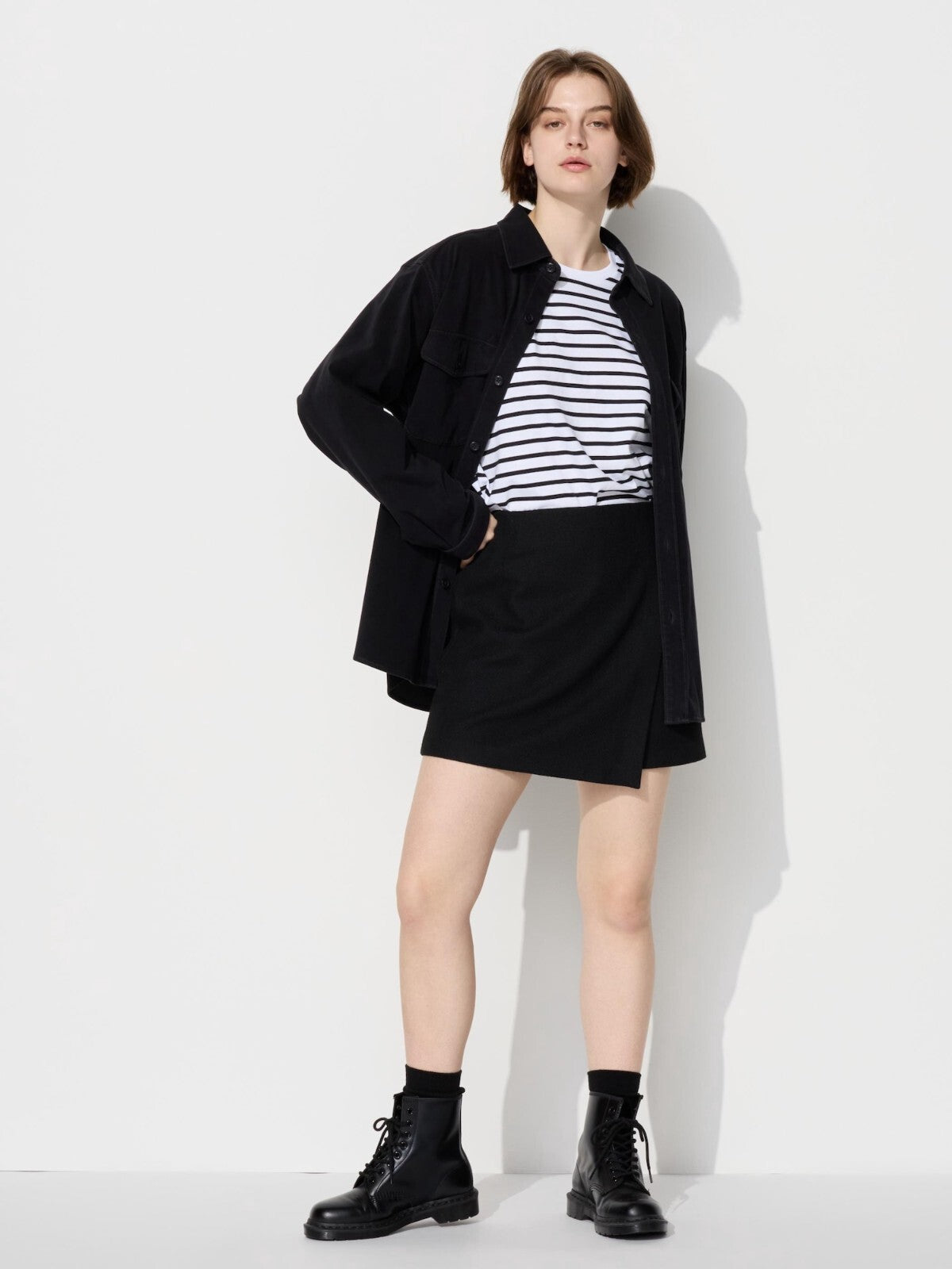 Bargain Price UNIQLO Jersey Overshirt Looks Like Denim 2024 New Arrival