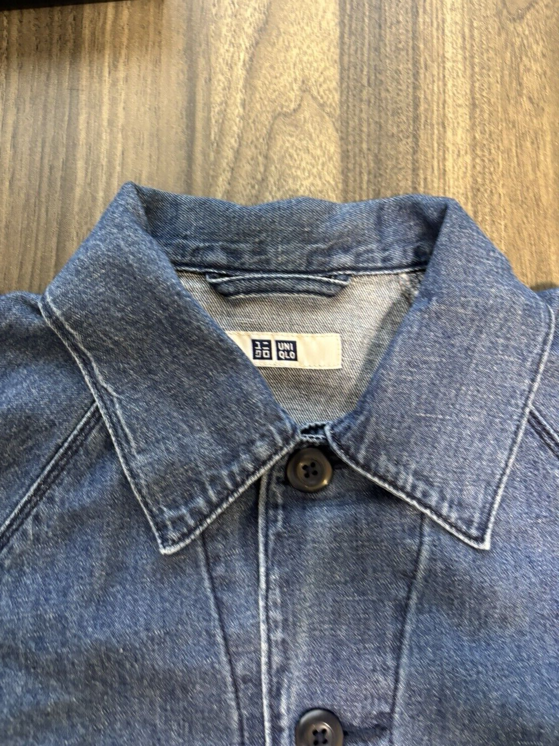 【Size S】UNIQLO Utility Denim Jacket Cotton Linen 457212 Please inquire for acs