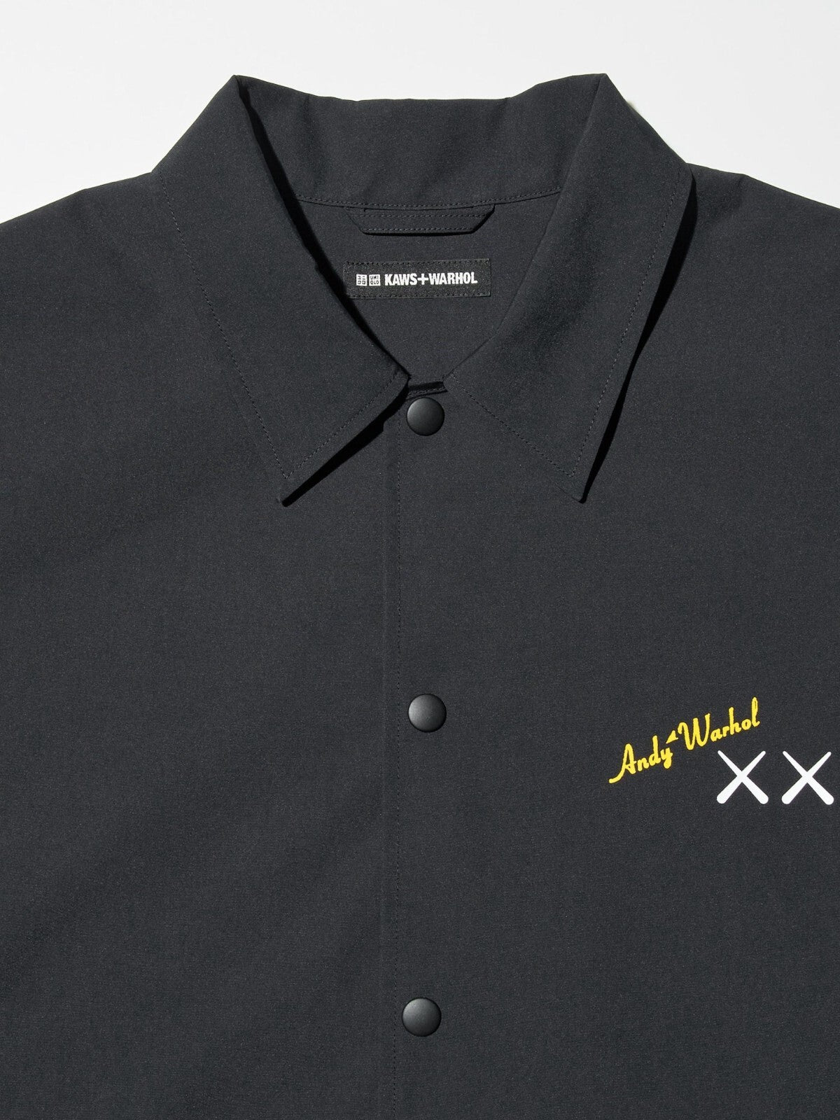 NEW  UNIQLO KAWS & WARHOL COLLECTION Coach Jacket Black Navy XS- XL JAPAN