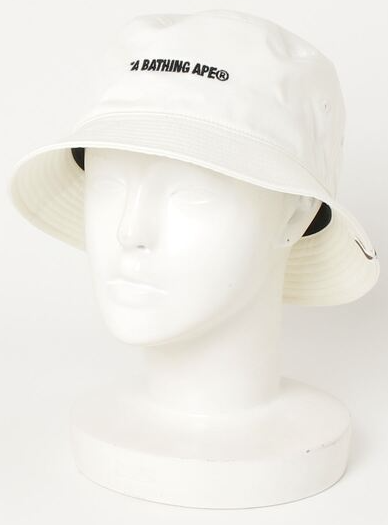 A Bathing Ape Men's Bucket Hat 2024 Model Embroidery Japan