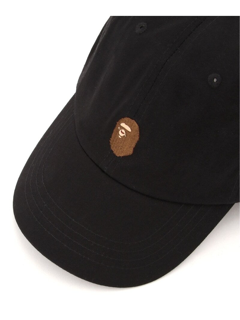 【Free size： Japan limited edition】 A BATHING APE APE HEAD ONE POINT CAP