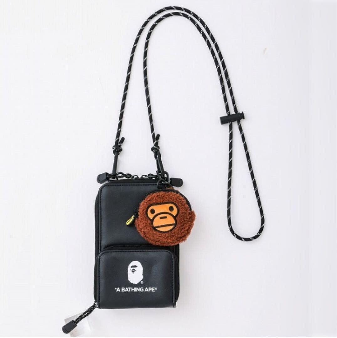SET SALE BAPE Smart Phone Holder shoulder bag bathing ape 2023 Japan New KIDS