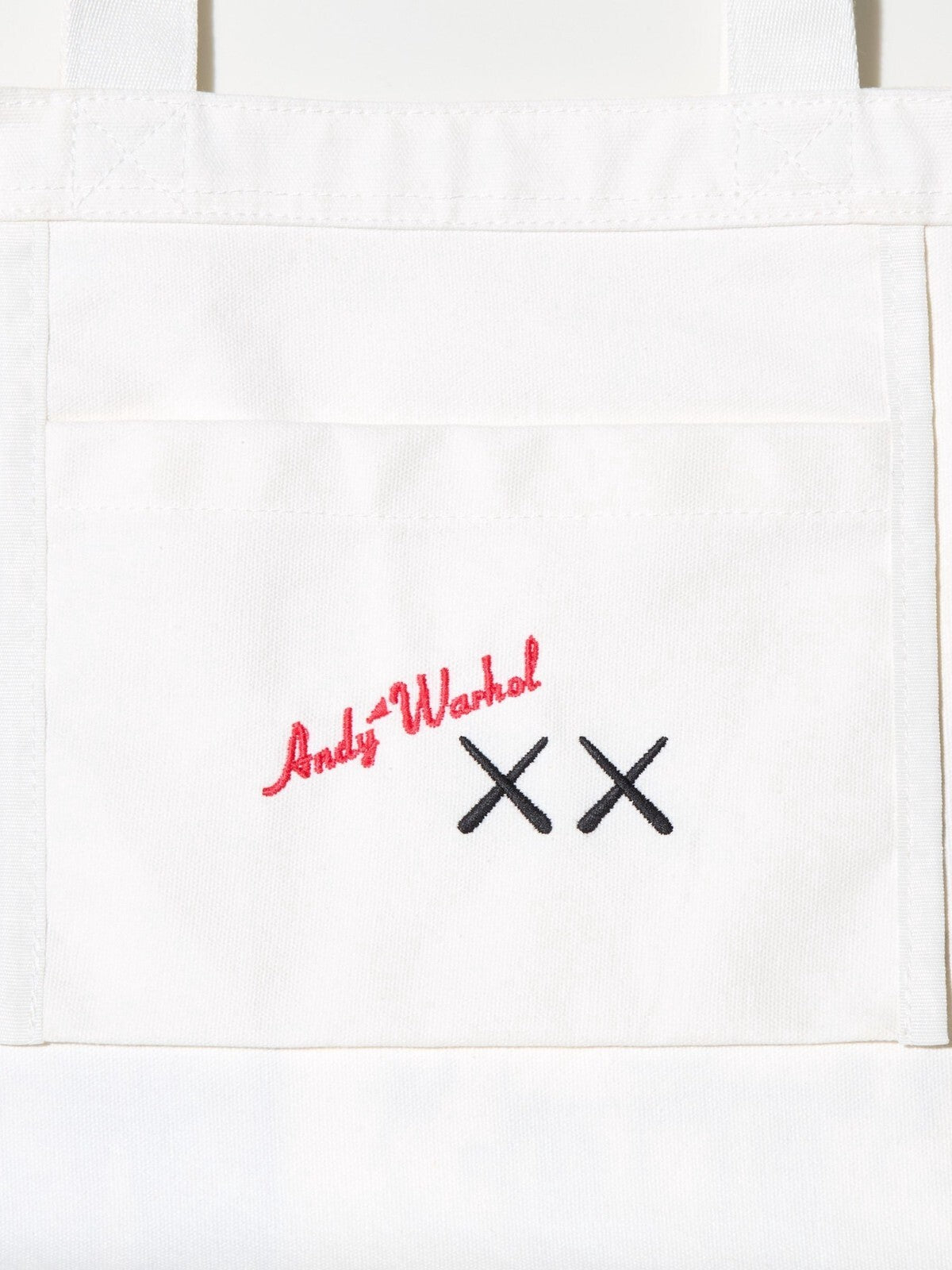 Bargain Price KAWS WARHOL UNIQLO Collaboration 2Way Tote Bag 2024 JAPAN NEW