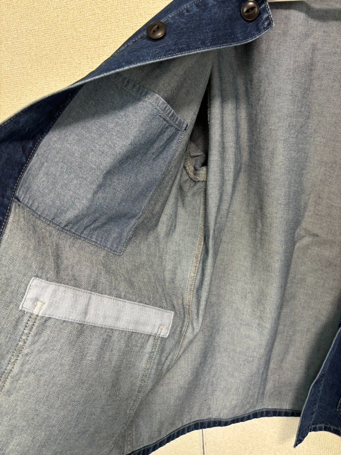 S,M,XL　UNIQLO Utility Jacket (Denim) Blue Unisex Japan Large pocket NEW