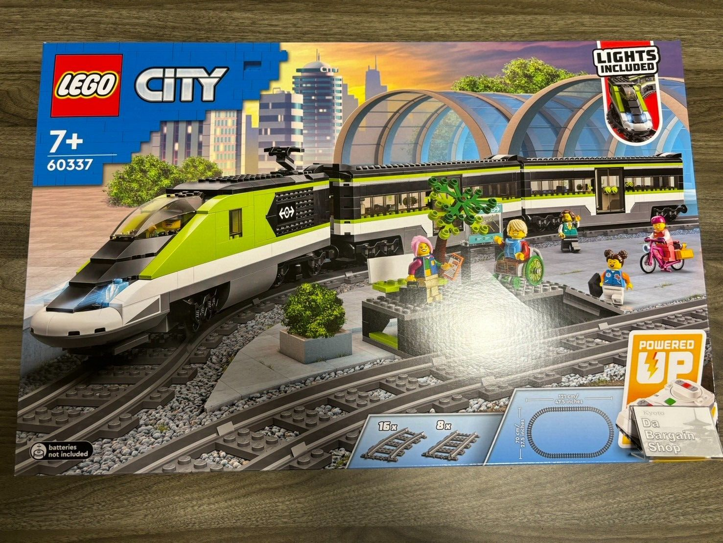 LAST ONE LEGO City Express Passenger Train Toy RC Lights Set 60337