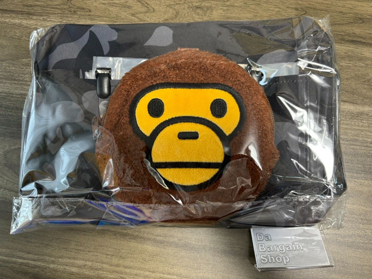 BAPE KIDS A Bathing Ape Camo Black Shoulder Bag MILO Pouch 2022 AW Mag Free Gift