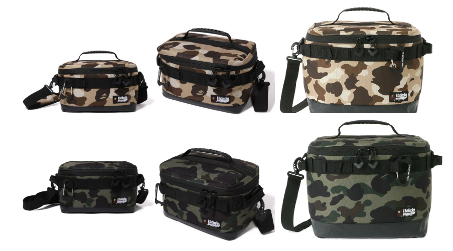 【3Type】A BATHING APE Outdoor Camping Cooler Bag  Soft Material BAPE CAMO