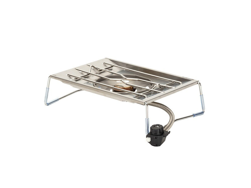 Bargain Price Snow Peak Flat Burner Silver GS-450R Camping CookWear New acs