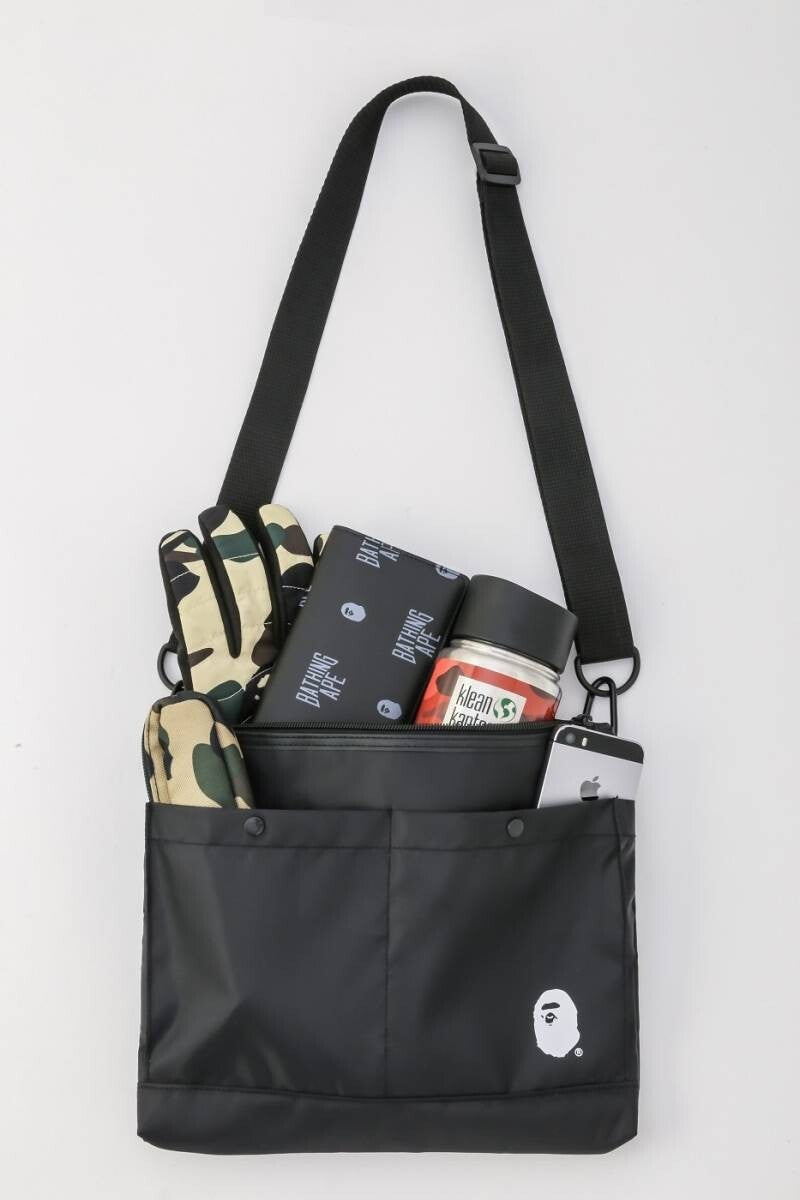BAPE A Bathing Ape Bag-in-bag Shoulder Bag Sacoche 2017 AW Magazine Free acs