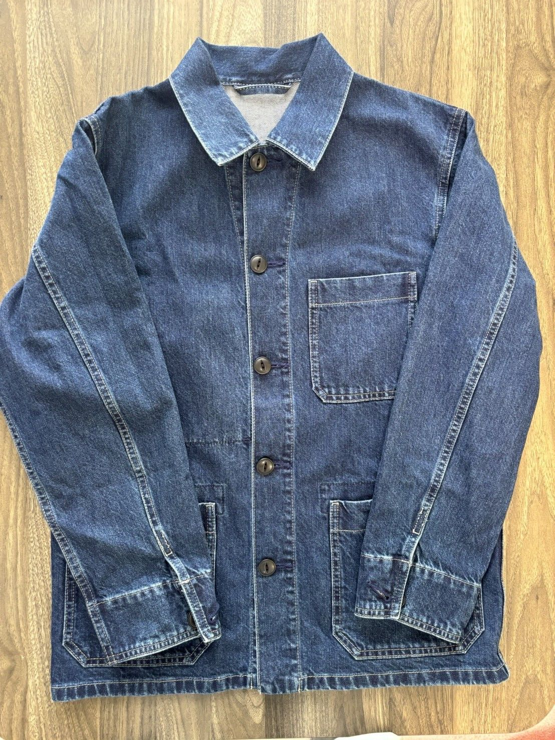 size S,XL　UNIQLO Utility Jacket (Denim) Blue Unisex Japan Large pocket  Used