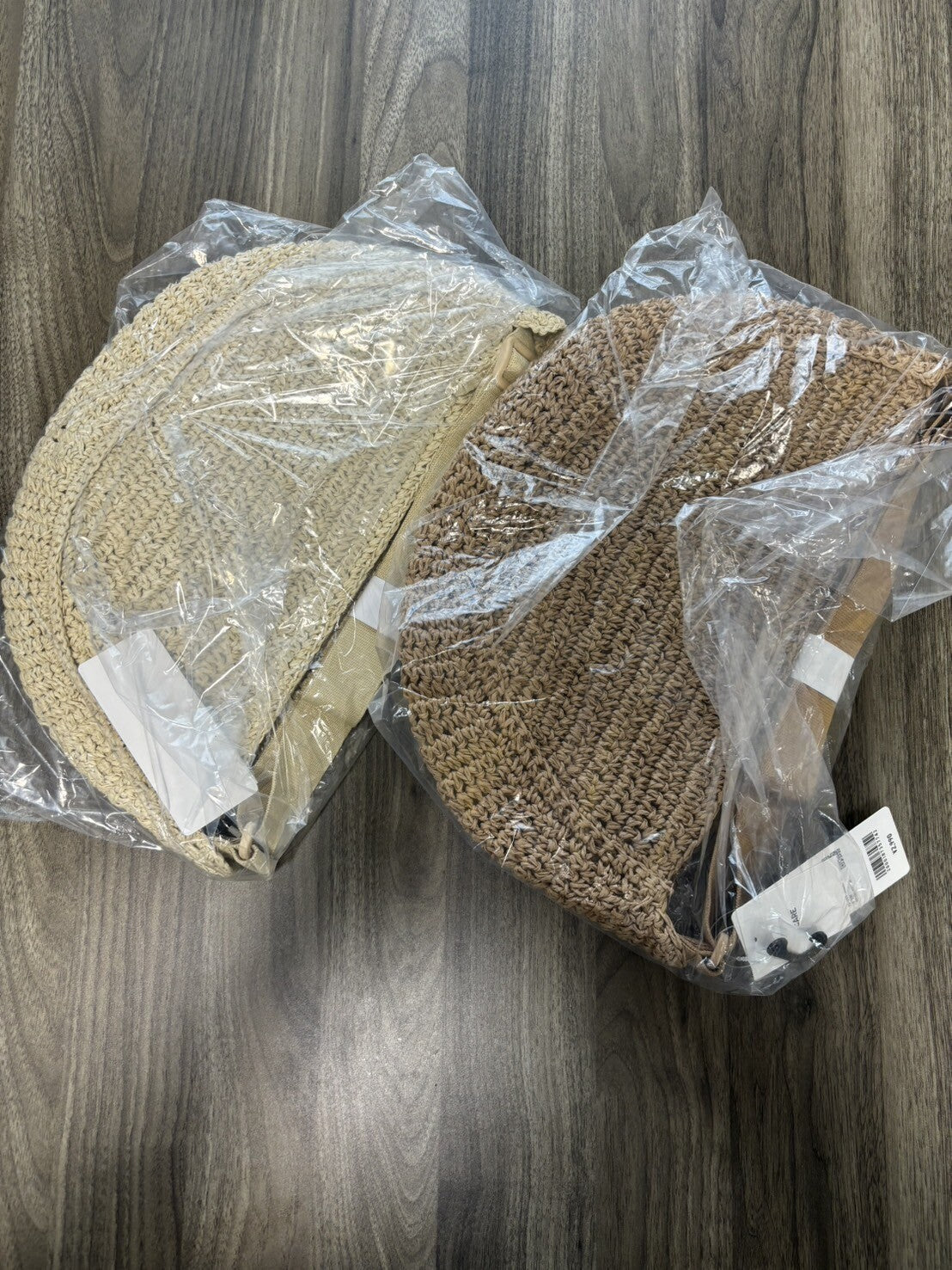 bargain price Uniqlo Round Mini Crochet Bag NATURAL / Beige NEW 468659 acs