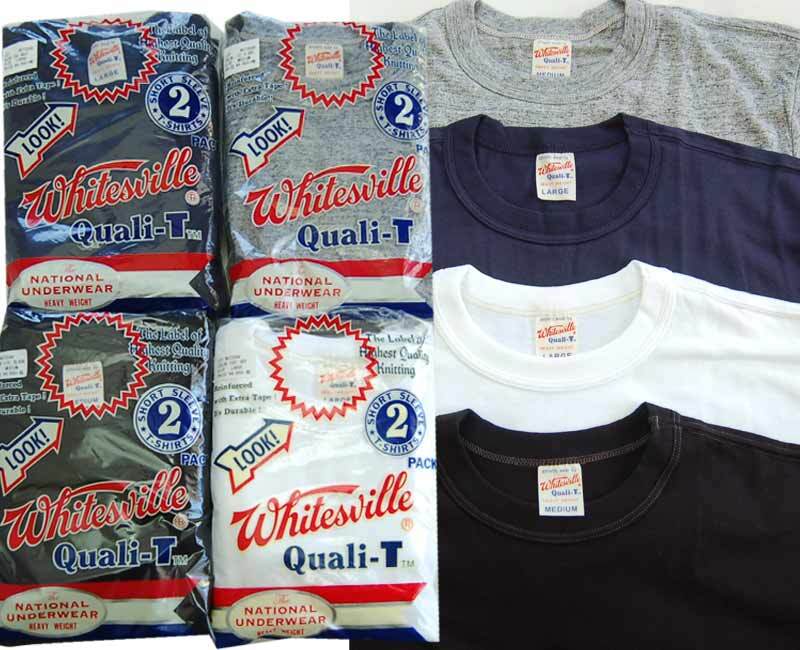 Bulk purchases great value【2-PACK Navy】S-2XL WHITESVILLE T-SHIRT WV73544