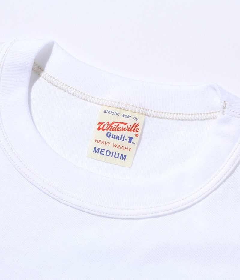 【Bulk purchases great value】【1 shirt Black】S-2XL WHITESVILLE T-SHIRT WV73544