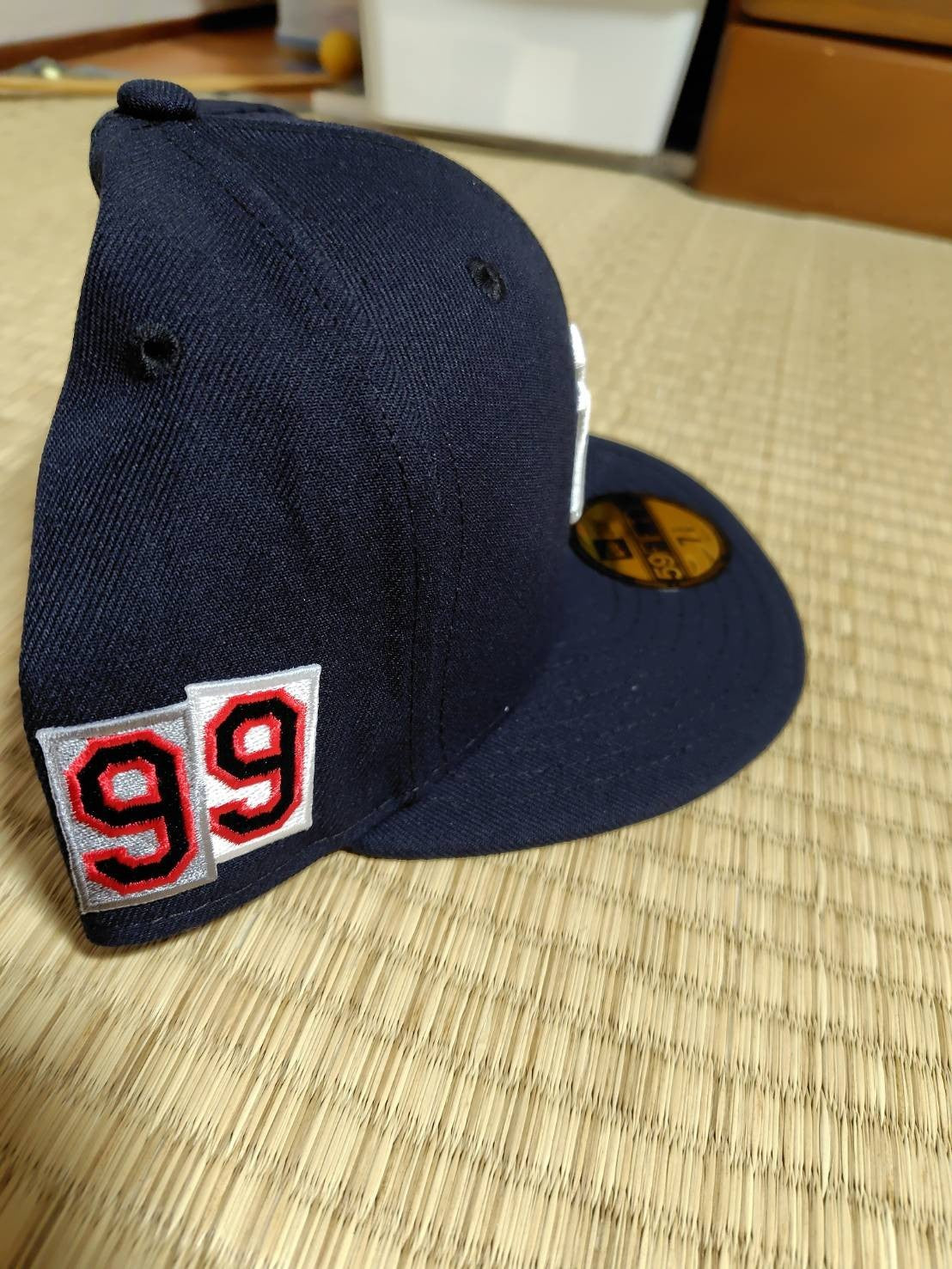 See description Size New Era Yankees Aaron Judge 59FIFTY Fitted Hat Navy acs