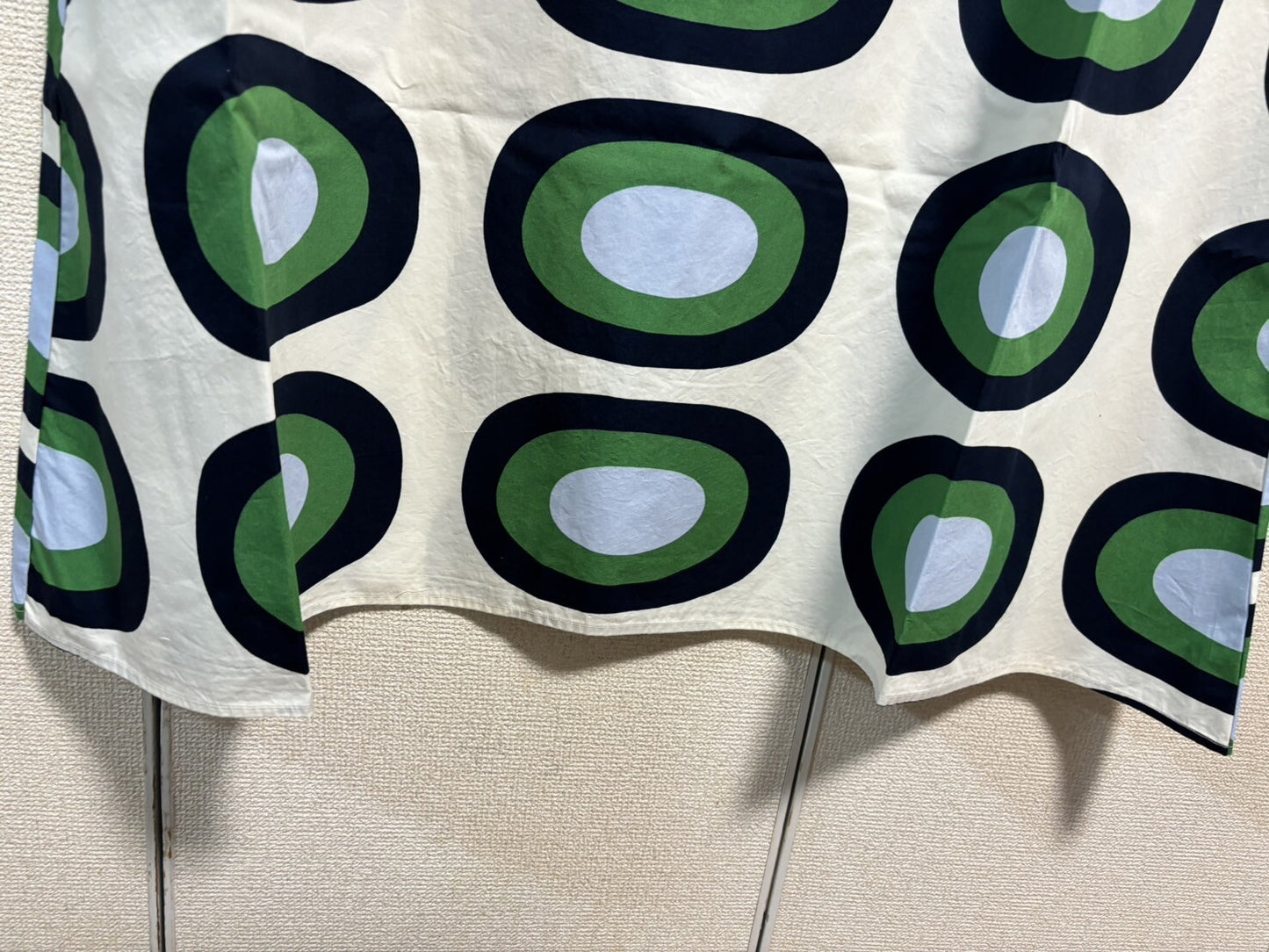 Bargain Price UNIQLO x Marimekko V-Neck Flared Dress cotton pockets  Japan
