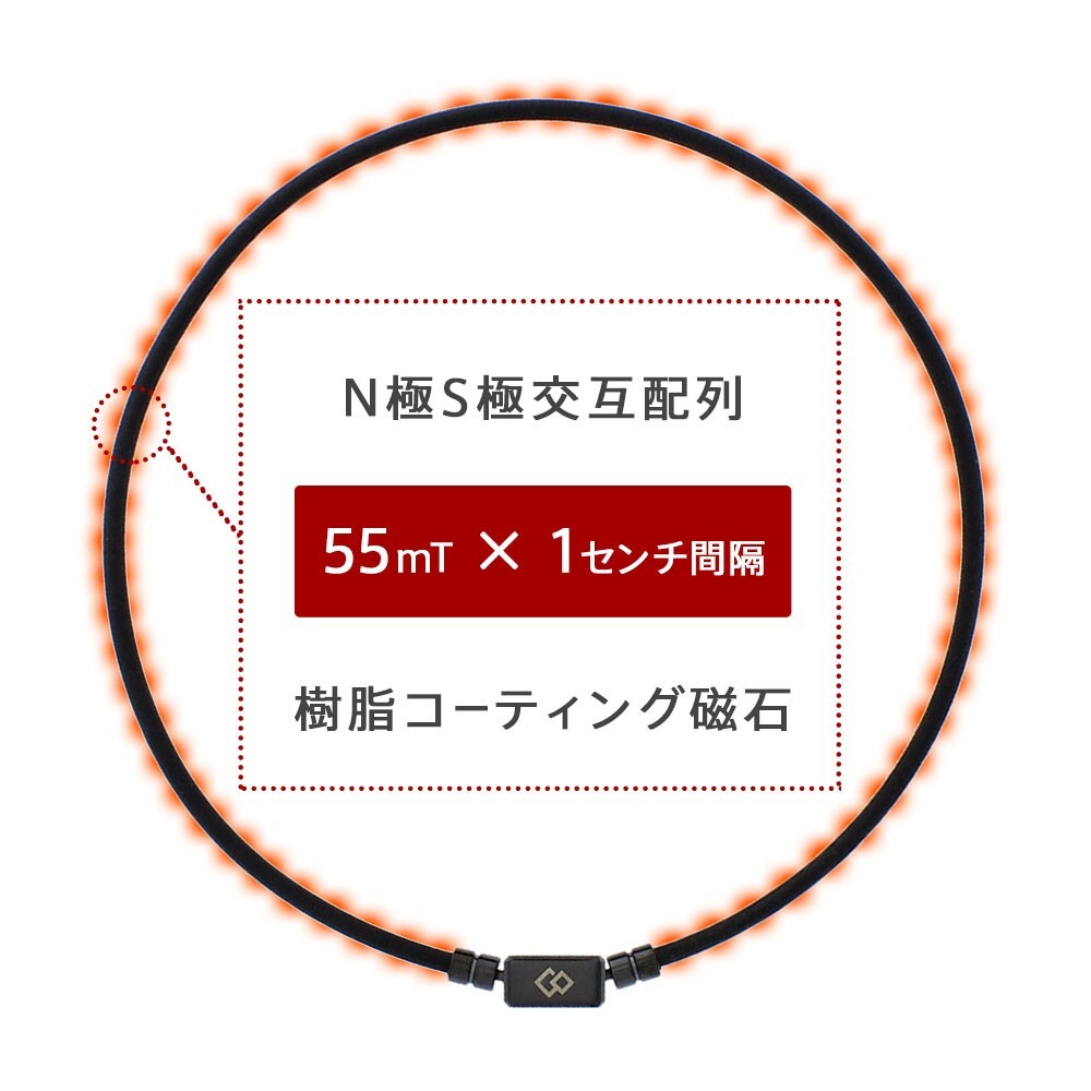 check description 4colors 3 sizes Colantotte Magnetic Necklace TAO Basic Neo