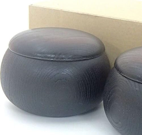 Go bowls Go stone set Hard glass Go stones Shinsei pine (about 10mm thick) JAPAN