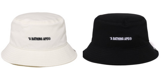 A Bathing Ape Men's Bucket Hat 2024 Model Embroidery Japan
