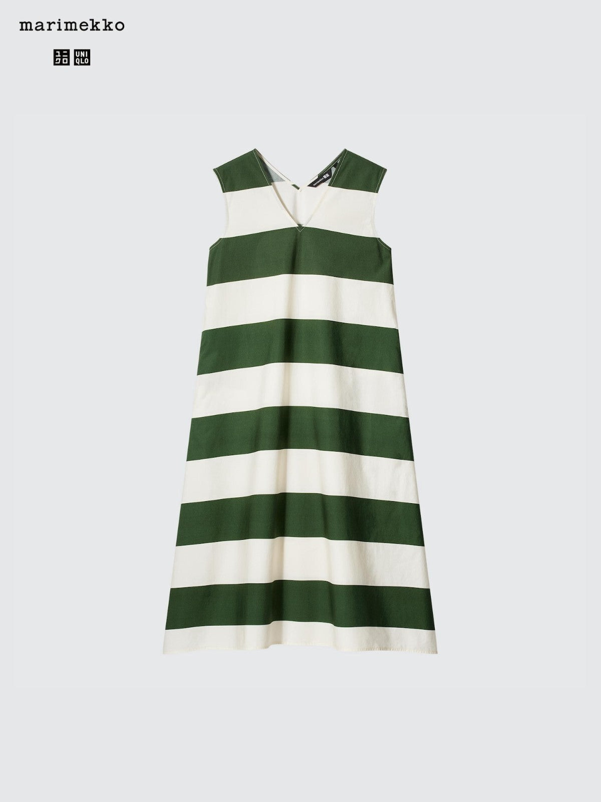 Bargain Price UNIQLO marimekko V-Neck Sleeveless Flare Dress Japan