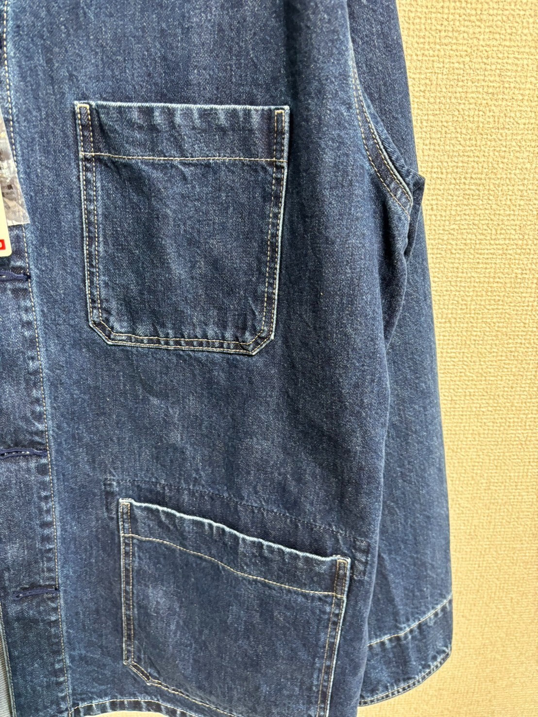 S,M,XL　UNIQLO Utility Jacket (Denim) Blue Unisex Japan Large pocket NEW