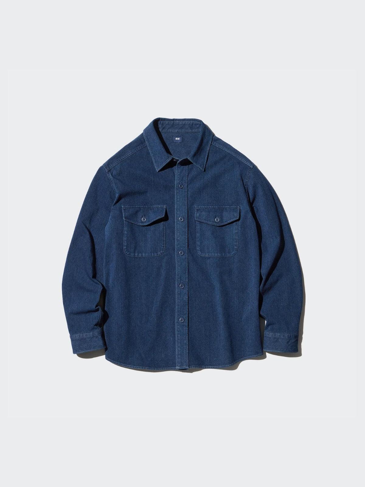 Bargain Price UNIQLO Jersey Overshirt Looks Like Denim 2024 New Arrival