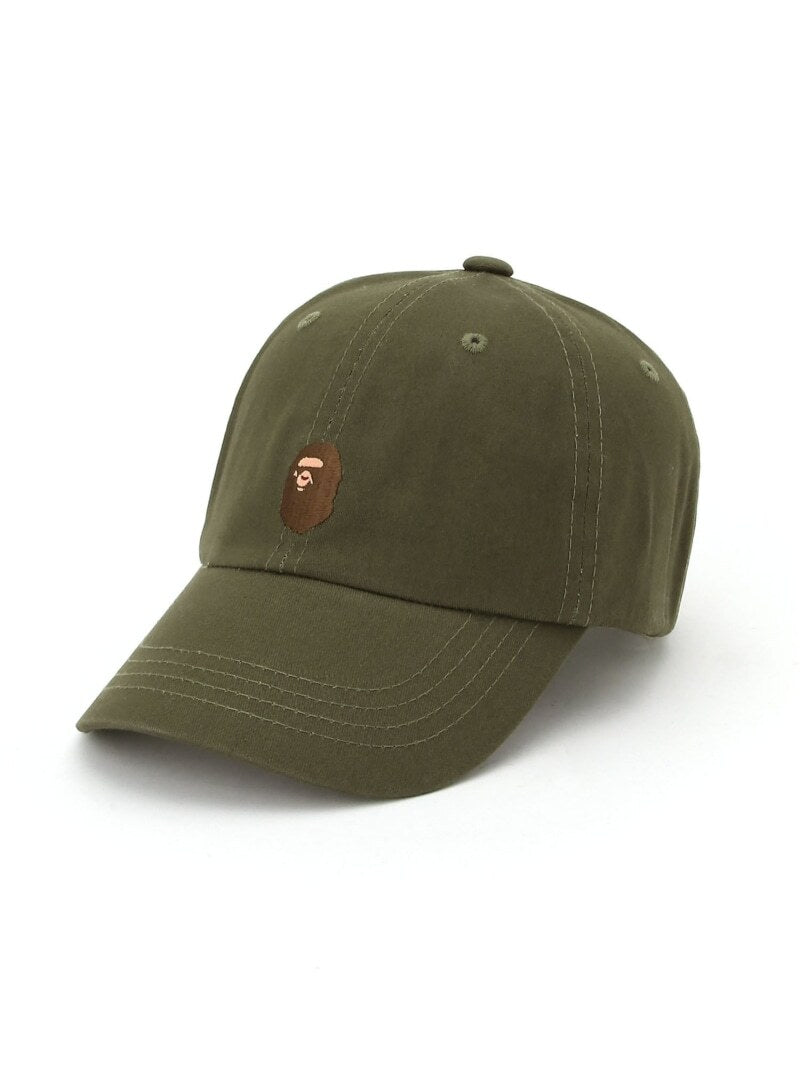 【Free size： Japan limited edition】 A BATHING APE APE HEAD ONE POINT CAP