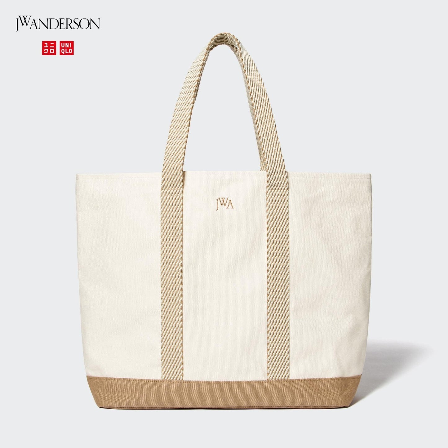Bargain price UNIQLO JW ANDERSON Tote Bag Cotton Canvas Unisex 466780