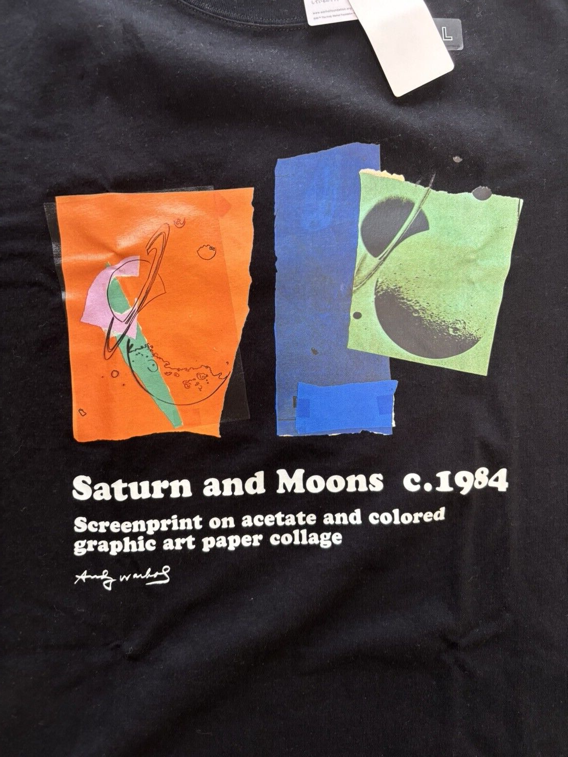 see description size L, XL UNIQLO UT Andy Warhol T-shirts cotton new Black