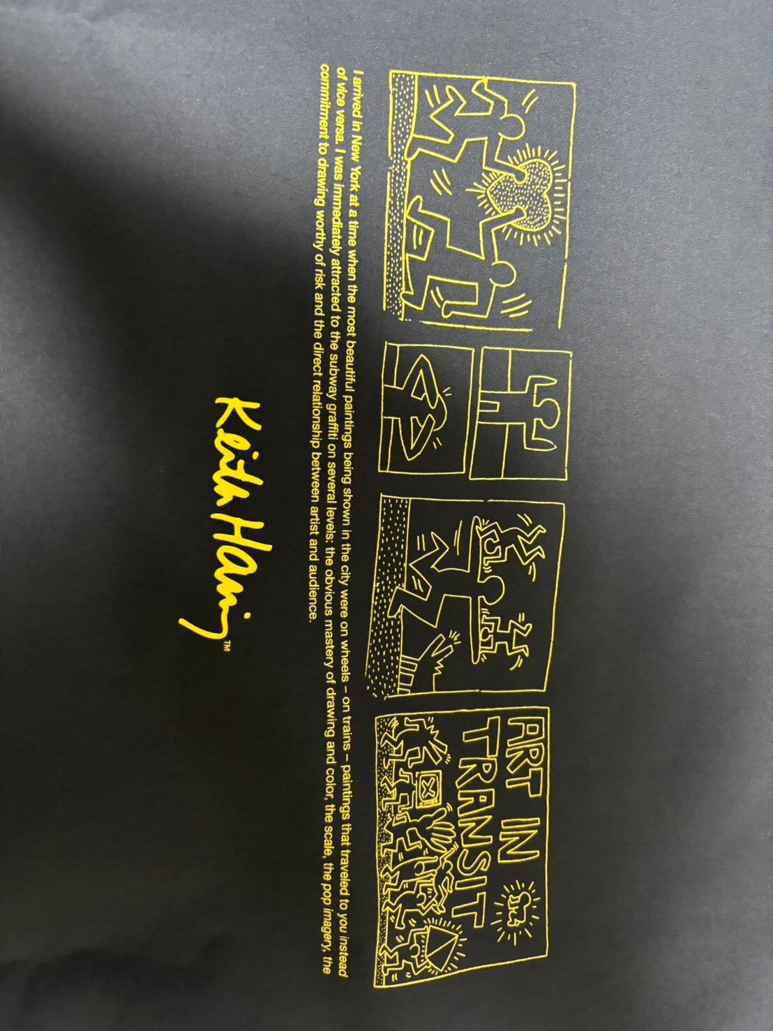 see description Uniqlo Keith Haring SUBWAY DRAWINGS Coach Jacket Green Size XS