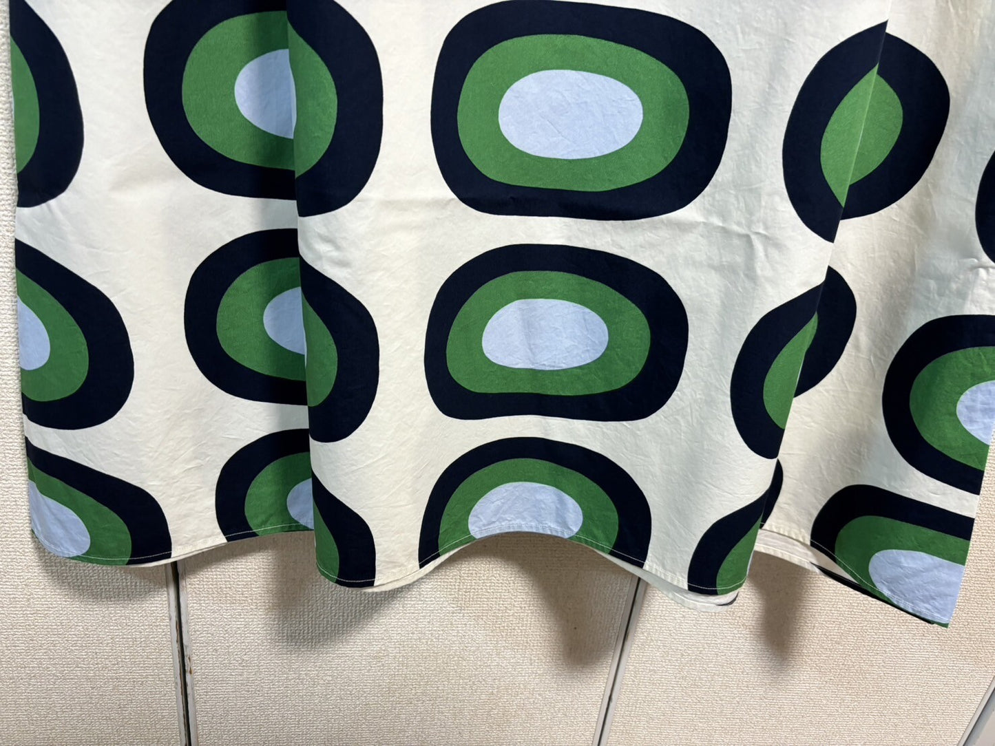 Bargain Price UNIQLO x Marimekko V-Neck Flared Dress cotton pockets  Japan